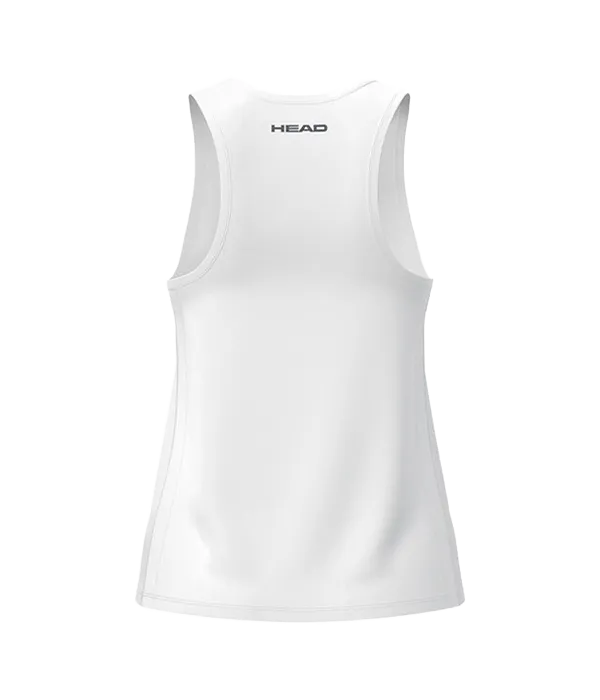 Camiseta Tirantes Head Club 25 Tech Mujer White 2025