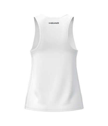Camiseta Tirantes Head Club 25 Tech Mujer White 2025