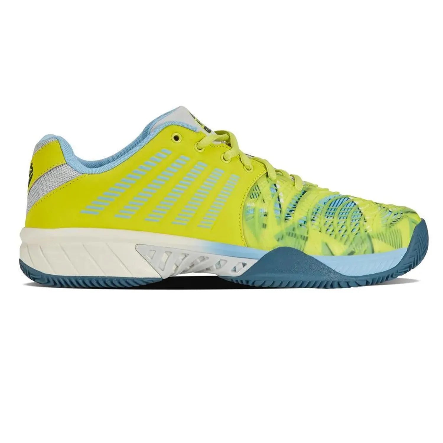 Men's Express Light 3 Padel Shoes Evening Primrose and Airy Blue-Footwear-K-Swiss-08900-377-2-Tennis Express