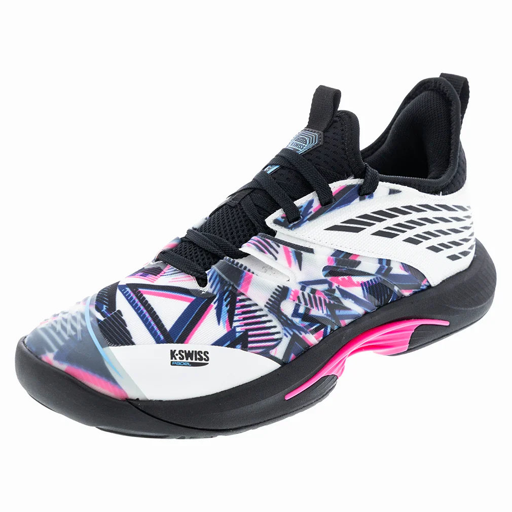 Men's SpeedTrac Padel Shoes White and Black-Footwear-K-Swiss-08912-940S24copy-Tennis Express