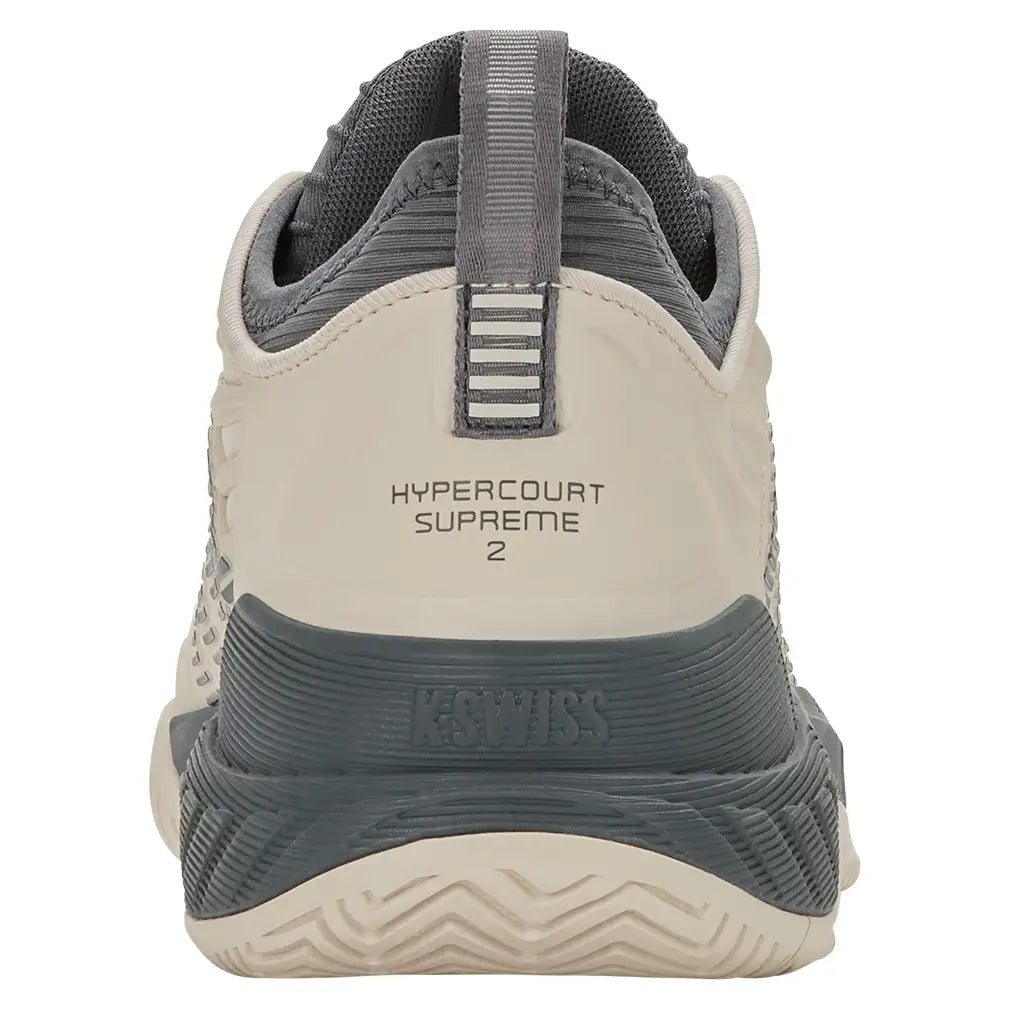 Men's Hypercourt Supreme 2 Tennis Shoes Whitecap Gray and Turbulence