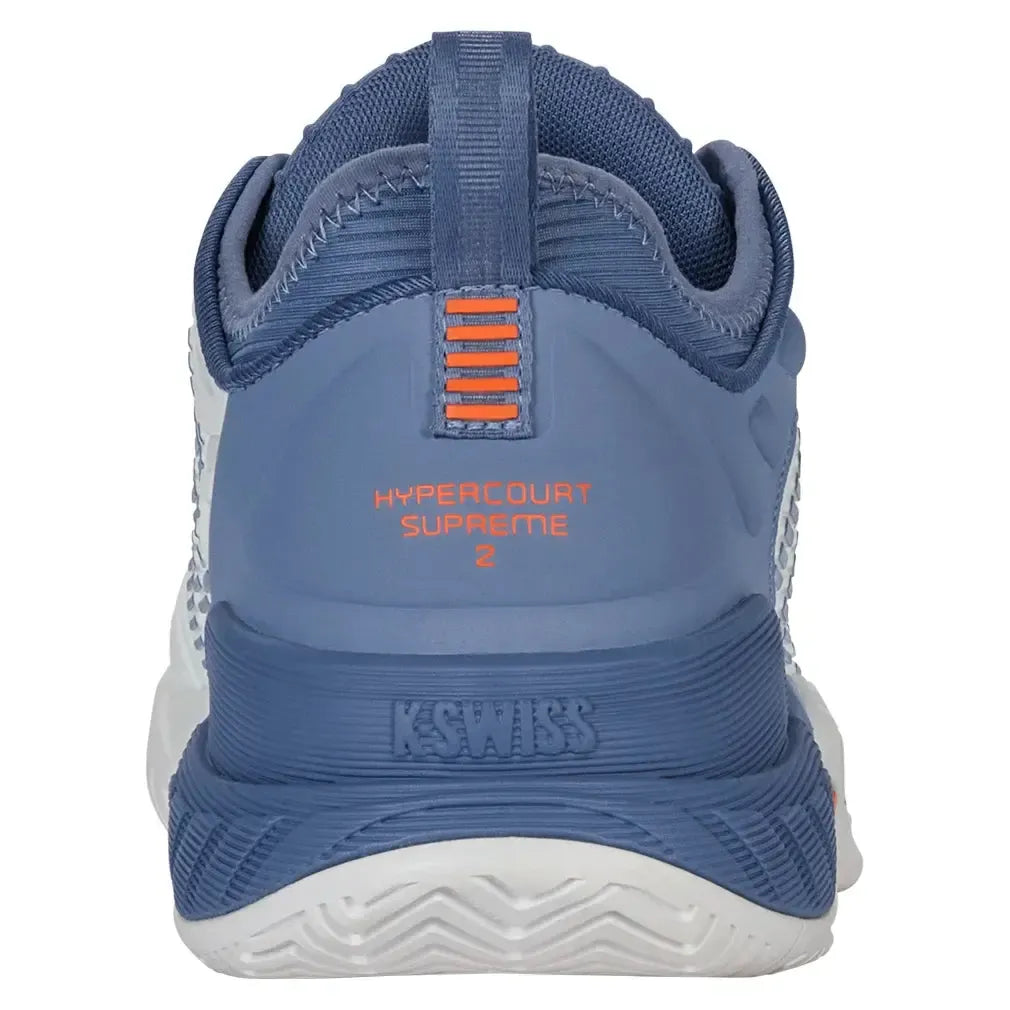 Men's Hypercourt Supreme 2 Tennis Shoes Lucent White and Infinity