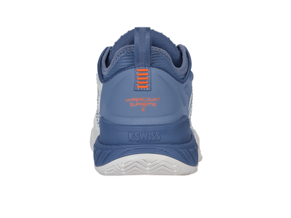 K-Swiss Men's Shoes Hypercourt Supreme 2 | Lucent White/Infinity/Scarlet Ibis