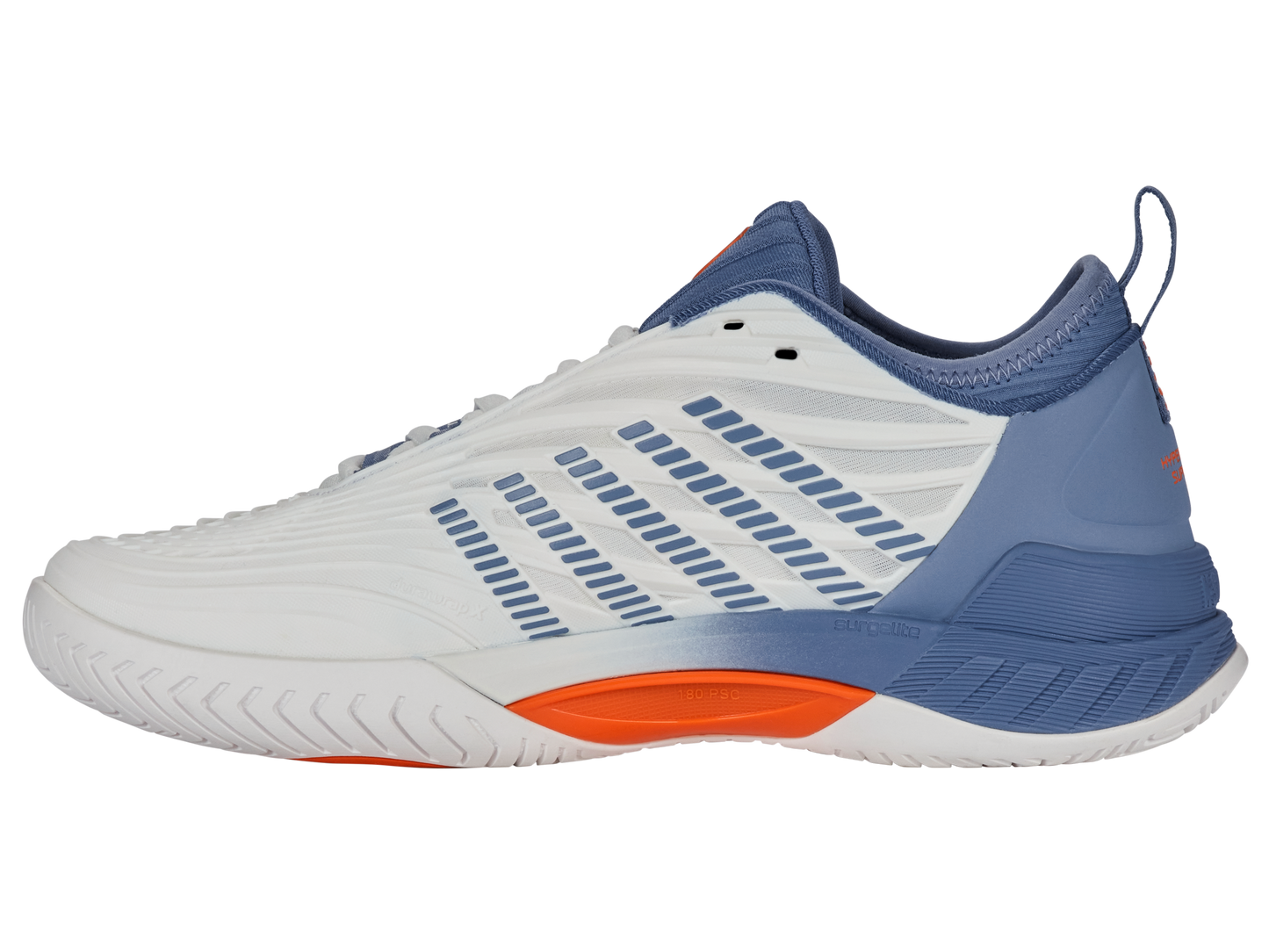 K-Swiss Men's Shoes Hypercourt Supreme 2 | Lucent White/Infinity/Scarlet Ibis