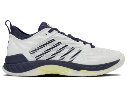 K-Swiss Men's Shoes Hypercourt Supreme 2 | Blanc De Blanc/Naval Academy/Luminary Green