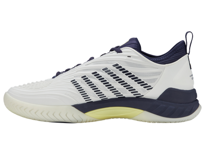 K-Swiss Men's Shoes Hypercourt Supreme 2 | Blanc De Blanc/Naval Academy/Luminary Green
