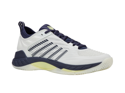 K-Swiss Men's Shoes Hypercourt Supreme 2 | Blanc De Blanc/Naval Academy/Luminary Green