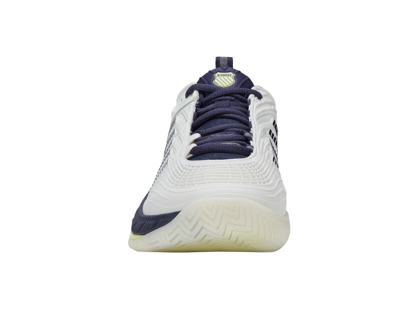 K-Swiss Men's Shoes Hypercourt Supreme 2 | Blanc De Blanc/Naval Academy/Luminary Green