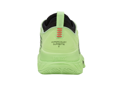 K-Swiss Men's Shoes Hypercourt Supreme 2 | Soft Neon Green/Black/Neon Lava