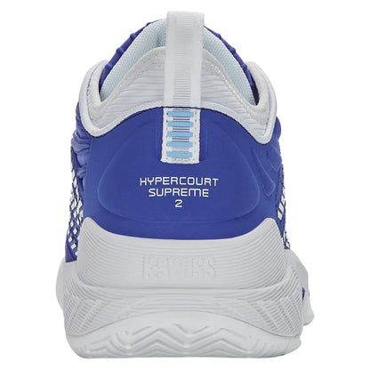 Men's Hypercourt Supreme 2 Tennis Shoes Dazzling Blue and White