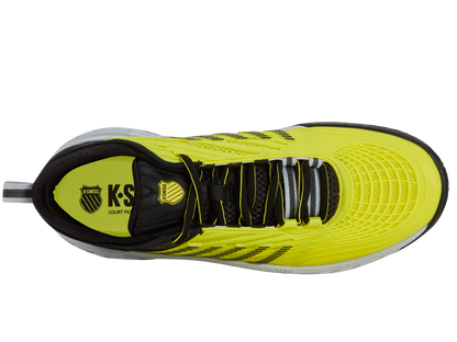 K-Swiss Men's Shoes Hypercourt Supreme 2 | Tennis Yellow/Black/Micro Chip