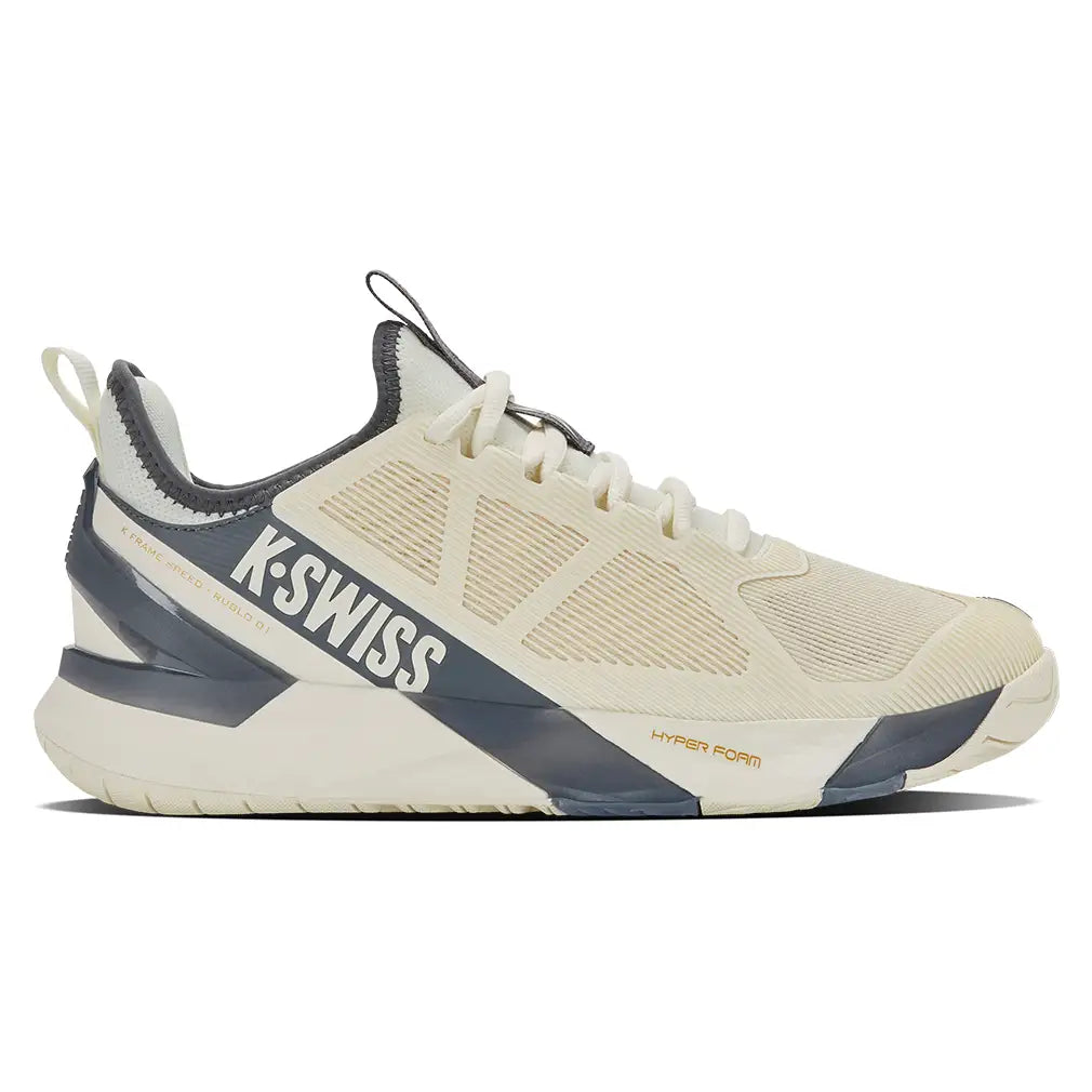 Men's K-Frame Speed Rublo Tennis Shoes Egret and Turbulence