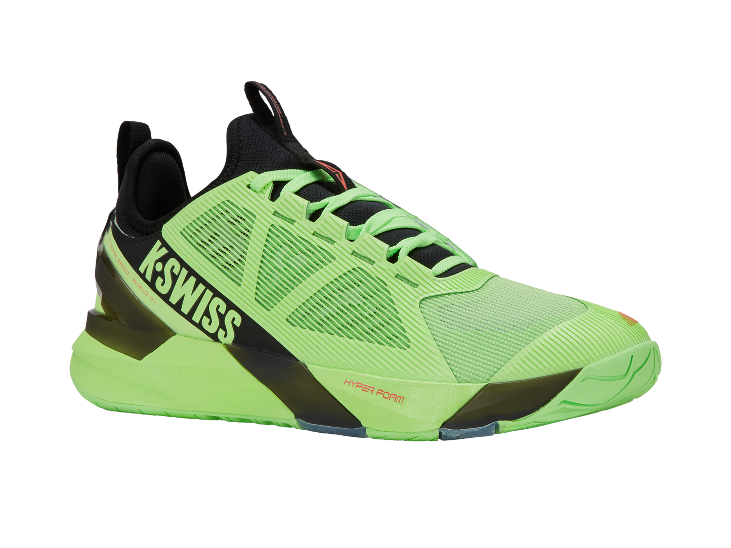 K-Swiss Men's Shoes K-Frame Speed Rublo | Soft Neon Green/Black/Neon Lava
