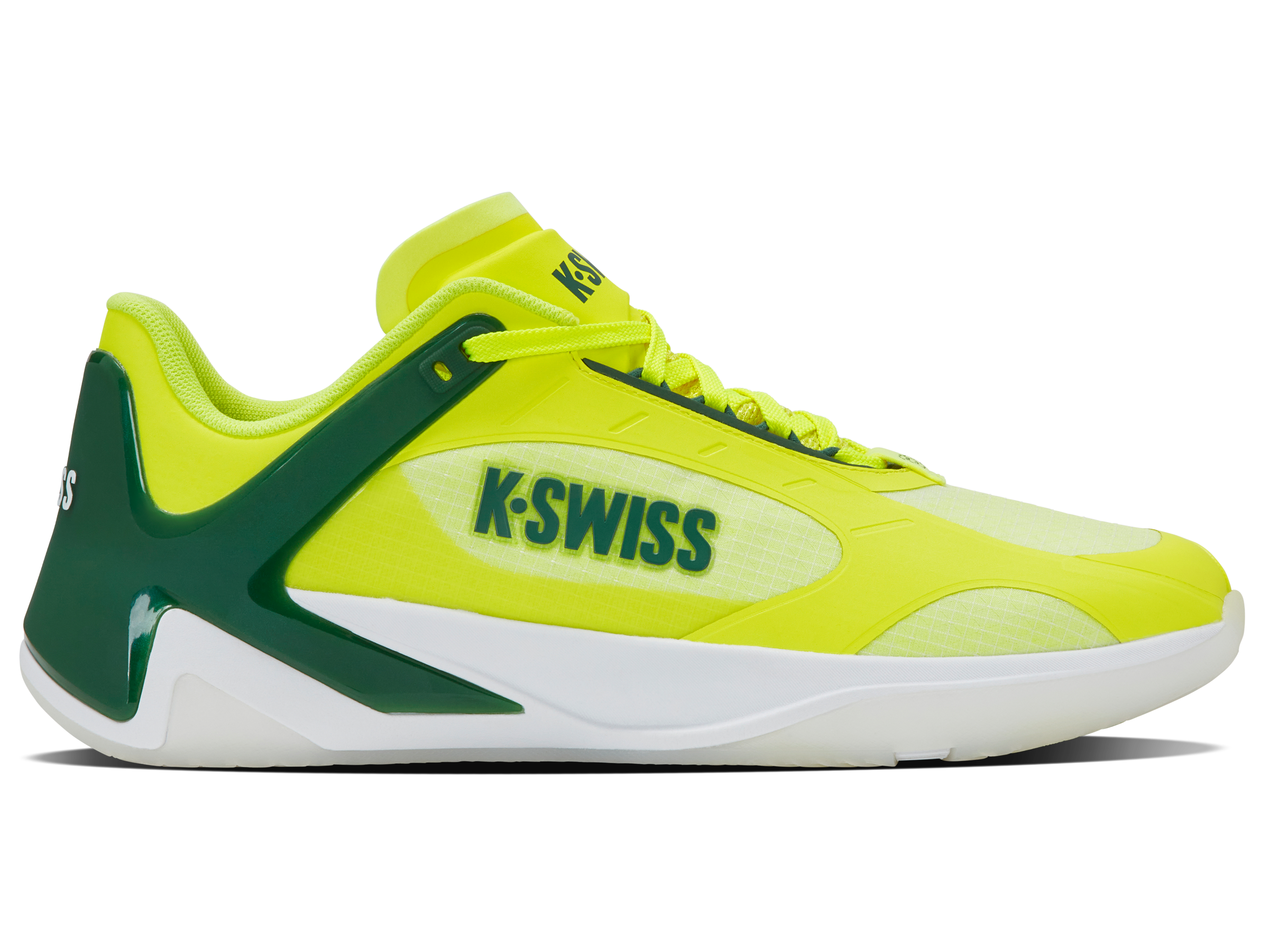 K-Swiss Men's Shoes K-Frame Pickleball | Neon Lime/Eden/White