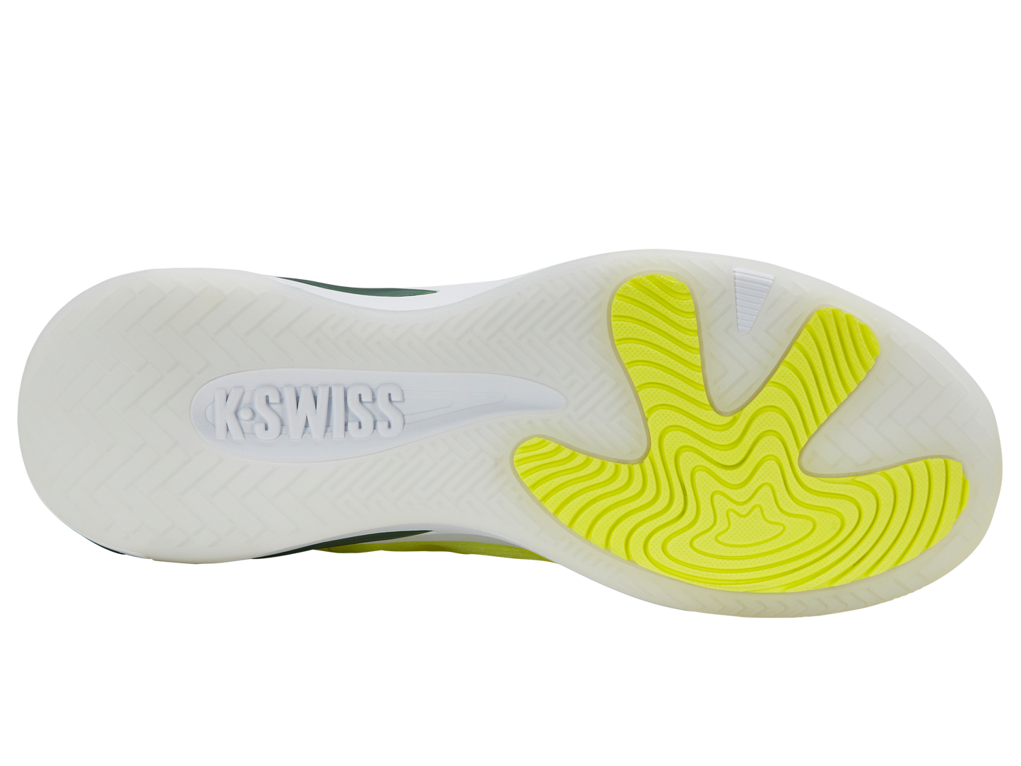 K-Swiss Men's Shoes K-Frame Pickleball | Neon Lime/Eden/White