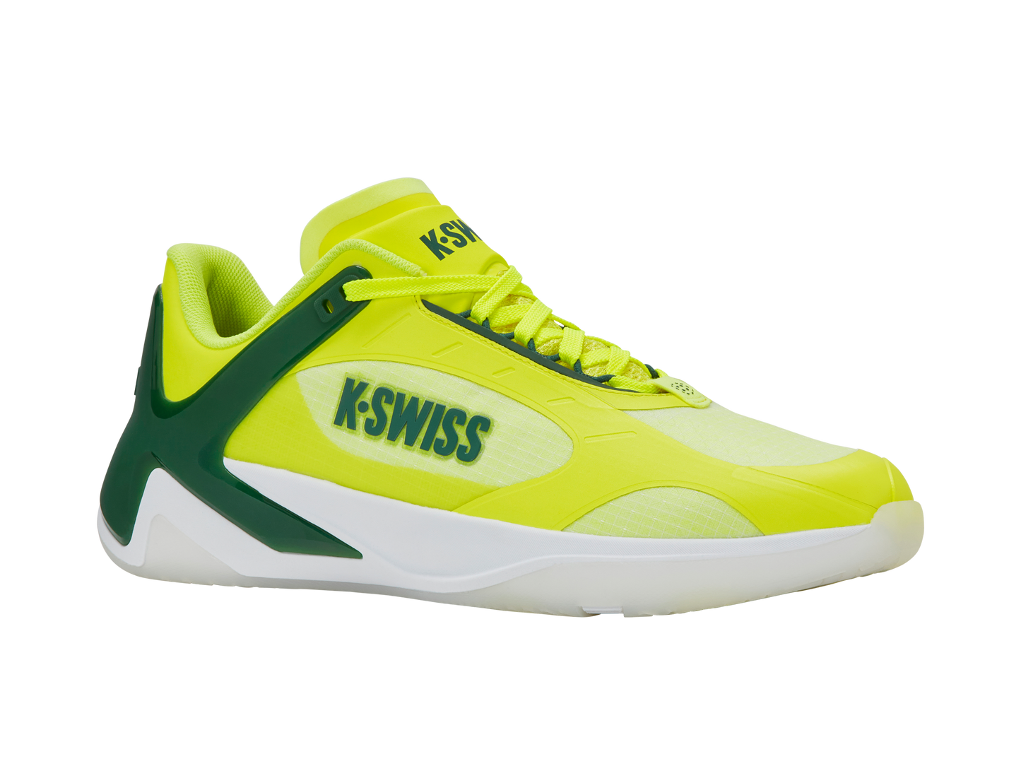 K-Swiss Men's Shoes K-Frame Pickleball | Neon Lime/Eden/White