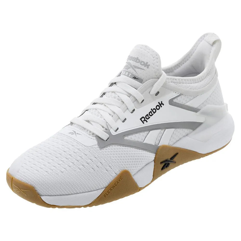 Women's Nano Court Shoes White and Black-Footwear-Reebok-100201564-F2401-X-Tennis Express