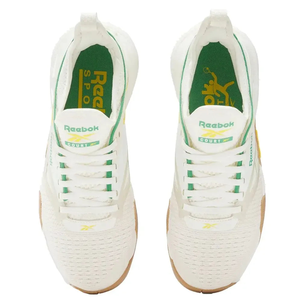 Women's Nano Court Training Shoes Chalk and Alabaster