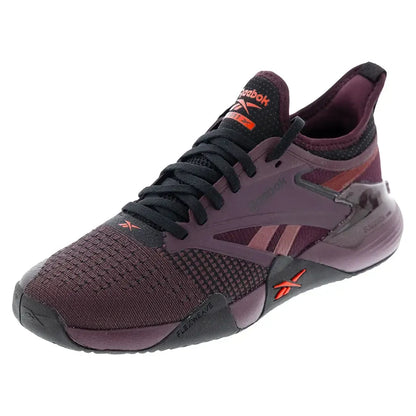 Women's Nano Court Training Shoes Black Cherry and Black-Footwear-Reebok-100231714-U25copy-Tennis Express