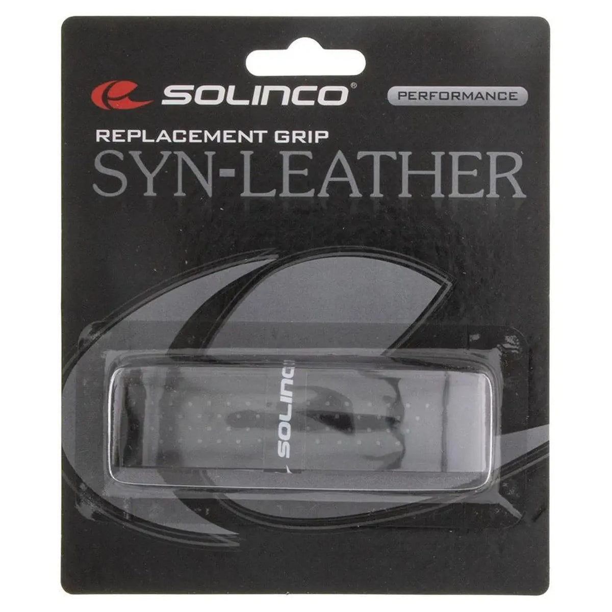 Synthetic Leather Tennis Replacement Grip Black-Accessories-Solinco-100894-DEFAULT-L-Tennis Express