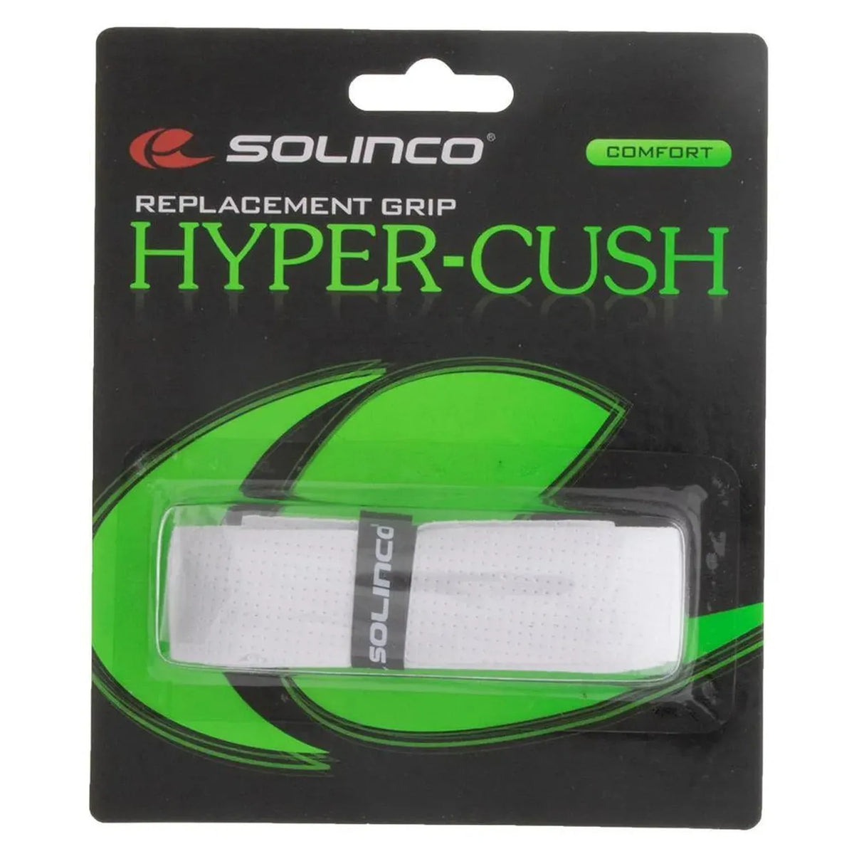 Hyper-Cush Cushion Tennis Replacement Grip-Accessories-Solinco-100897-WHITE-L-Tennis Express