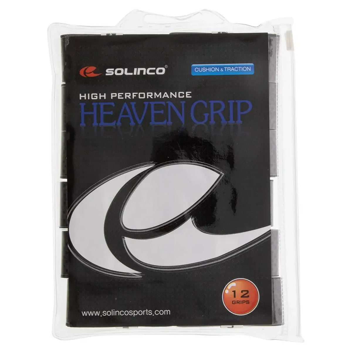 Heaven Tennis Overgrip Gray 12 Pack-Accessories-Solinco-100899-DEFAULT-L-Tennis Express