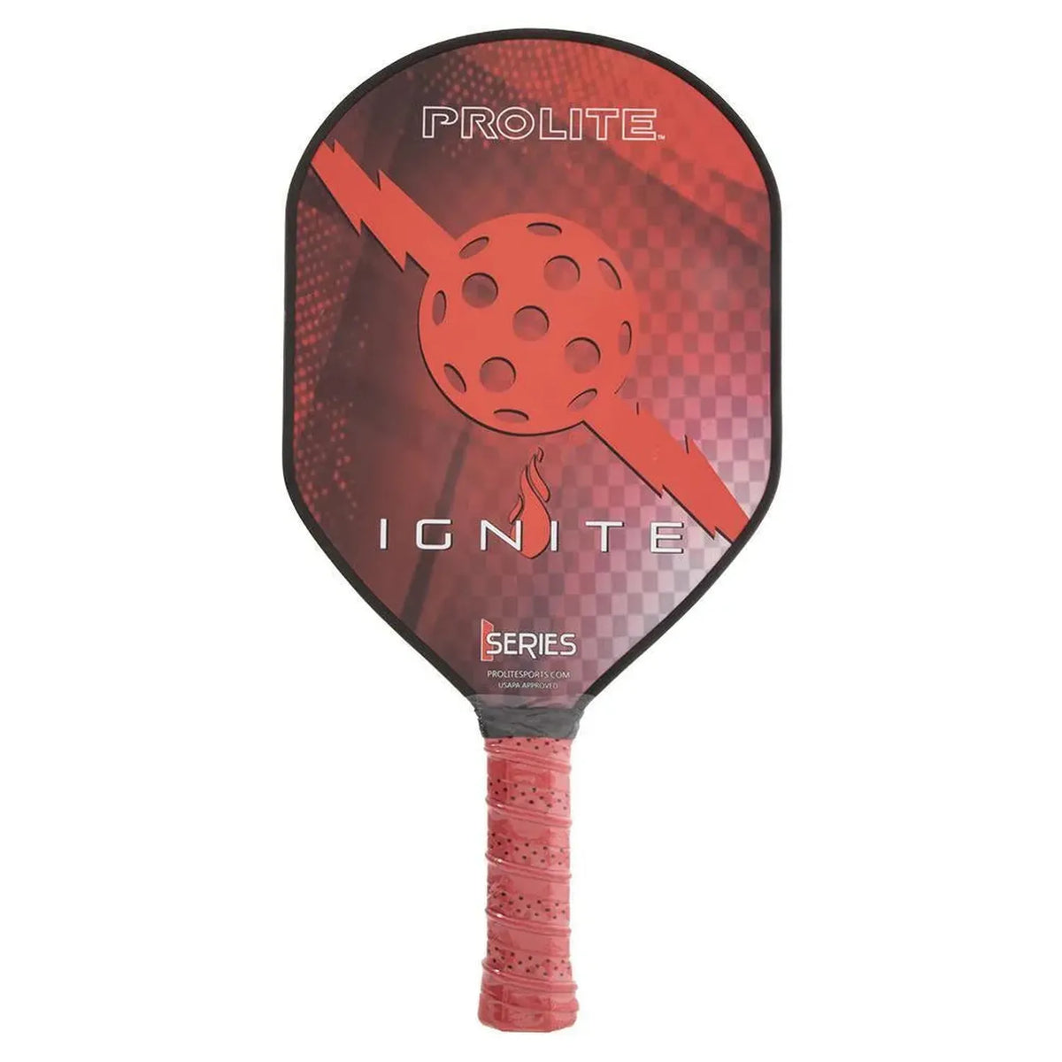 Ignite Hybrid â€“ I-Series Pickleball Paddle-Racquets-Prolite-101122-RED-L-Tennis Express