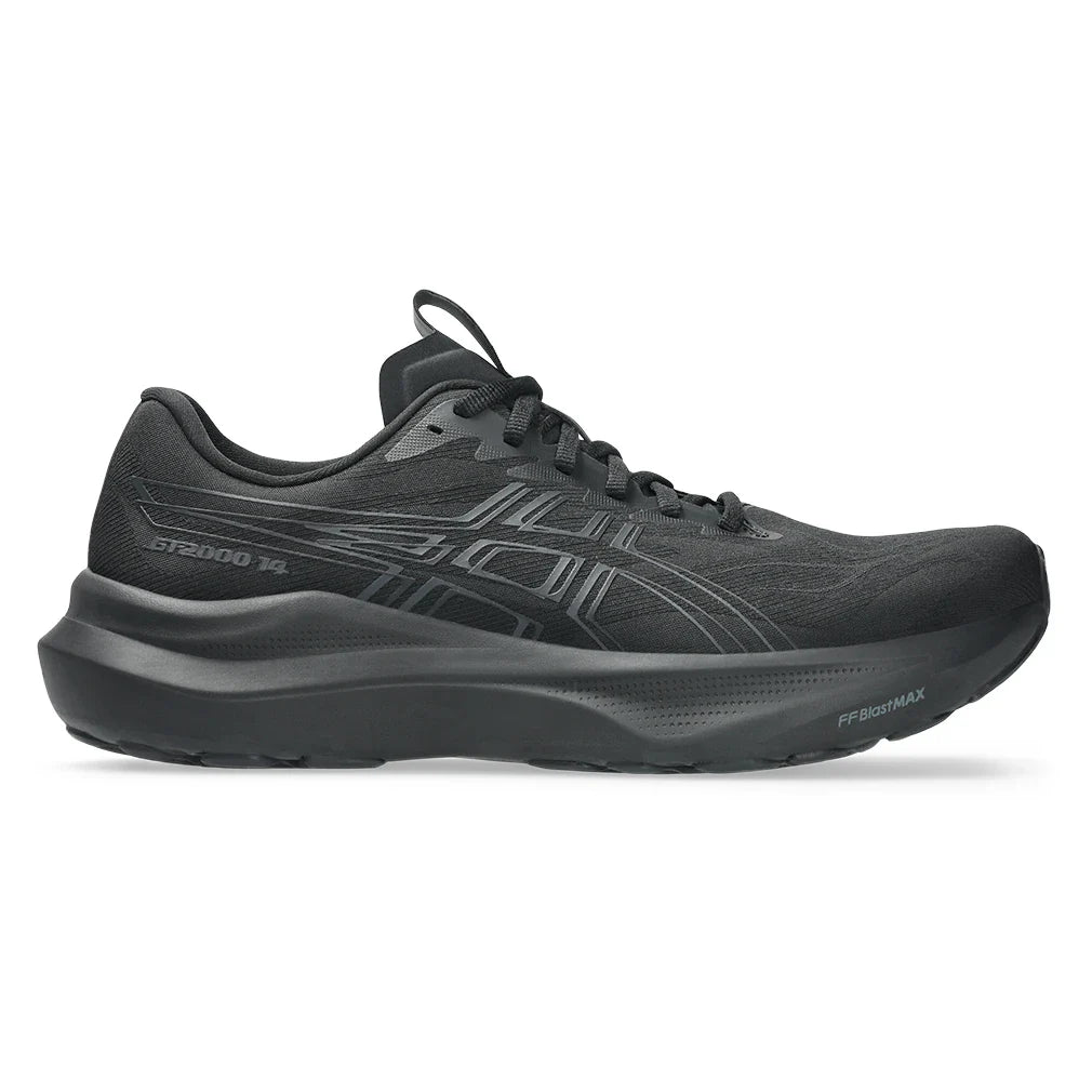 Men's GT-2000 14 Running Shoes Black and Graphite Grey