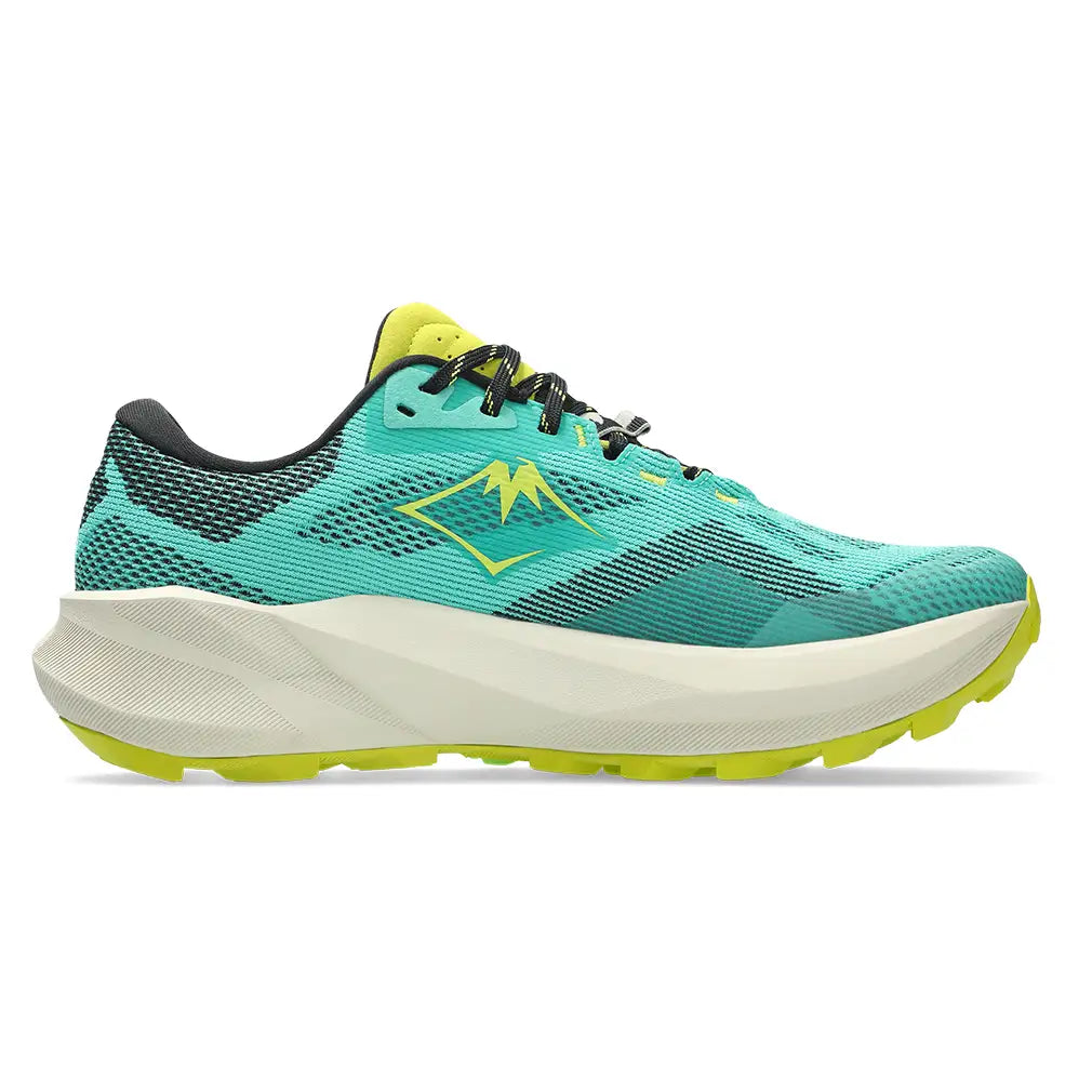 Men's Trabuco 14 Running Shoes Aurora Green and Light Dust