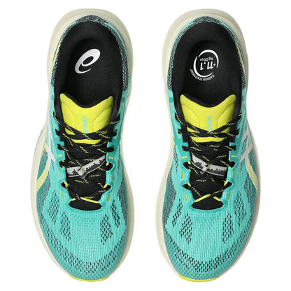 Men's Trabuco 14 Running Shoes Aurora Green and Light Dust