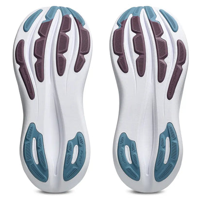 Women's Gel-Nimbus 28 Running Shoes Arctic Blue and Velvet Purple