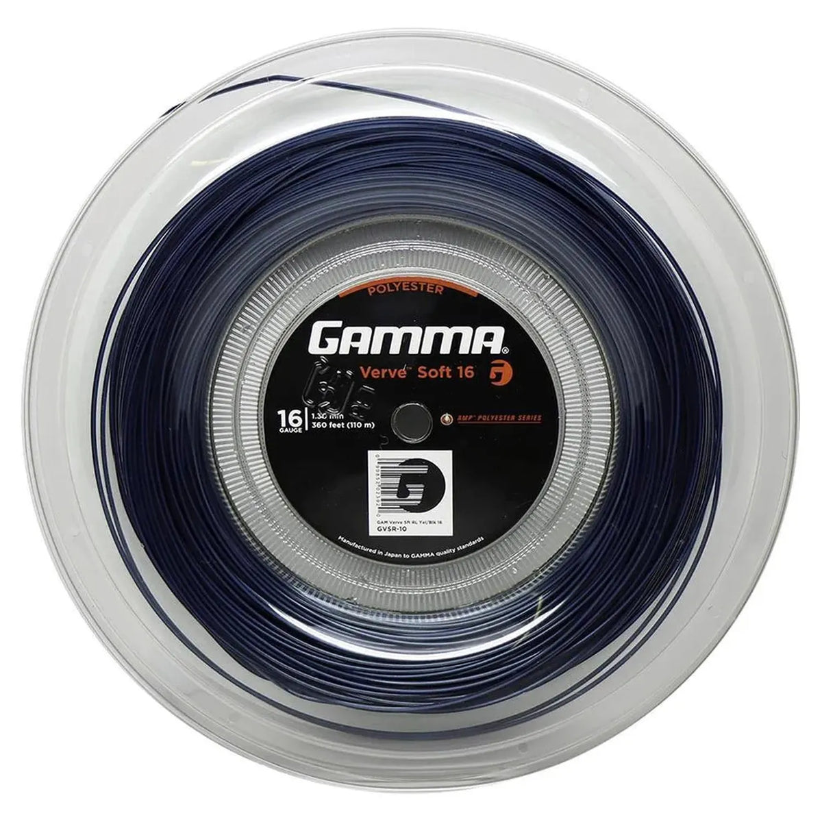 Verve Soft 360 Feet Tennis String Reel-Strings-Gamma-101481-BLUEBK-L-Tennis Express
