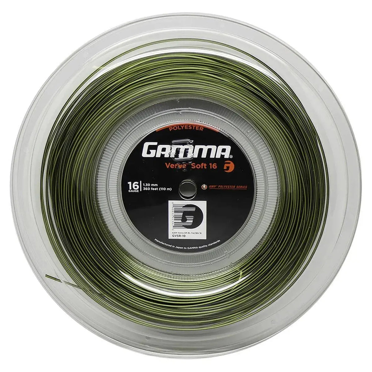 Verve Soft 360 Feet Tennis String Reel-Strings-Gamma-101481-YELLOWBK-L-Tennis Express