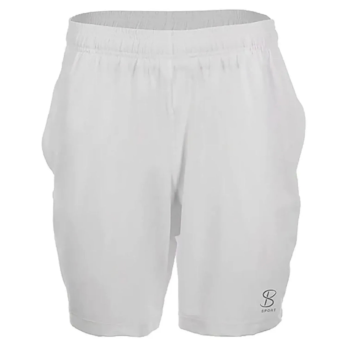 Men's SB Sport Game 7 Inch Tennis Short White-Apparel-Sofibella-101616-DEFAULT-L-Tennis Express