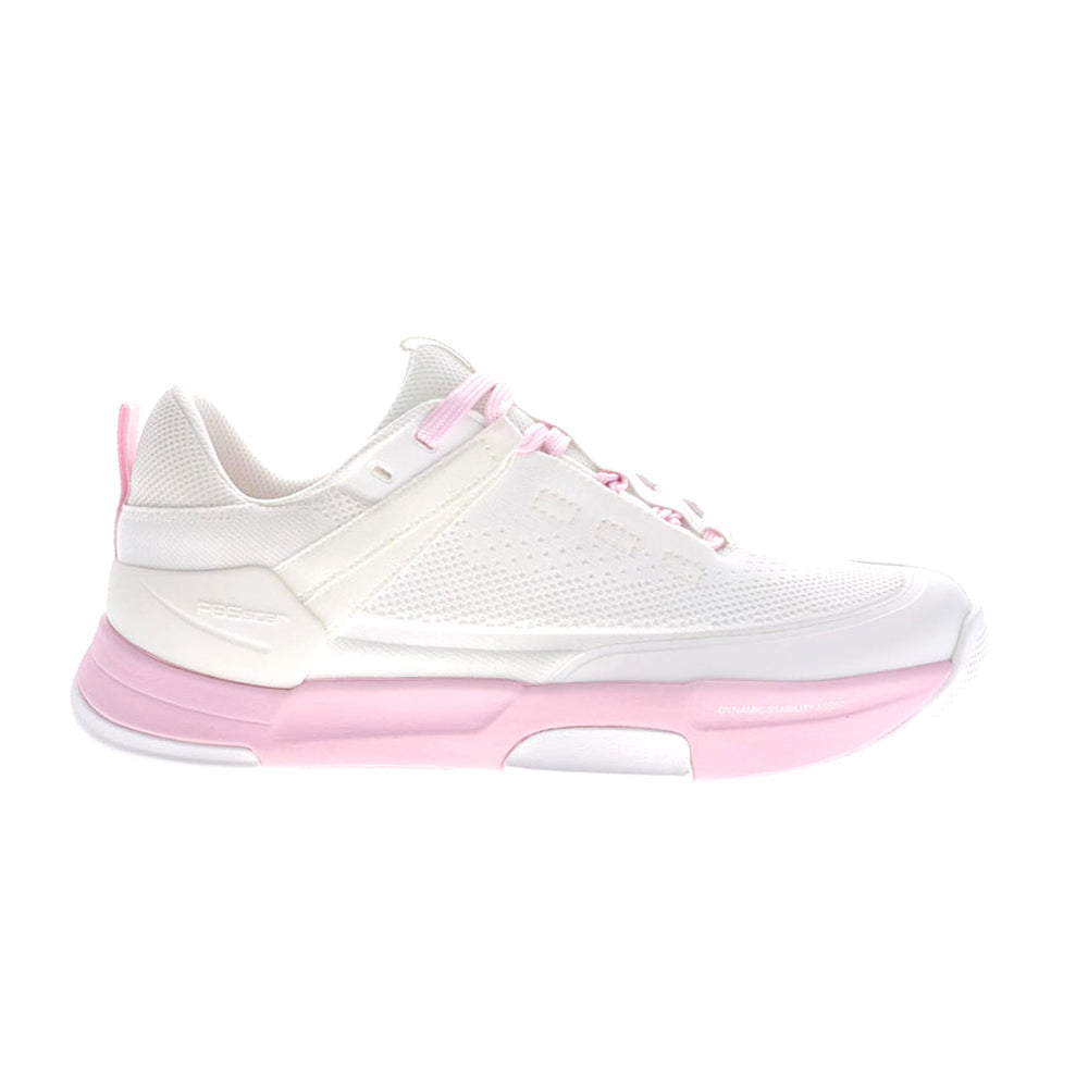 PB5 Women's Pickleball Shoes Court2 | White-Powder Pink