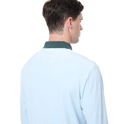 Sergio Tacchini Banda Velour Polo - Baby Blue
