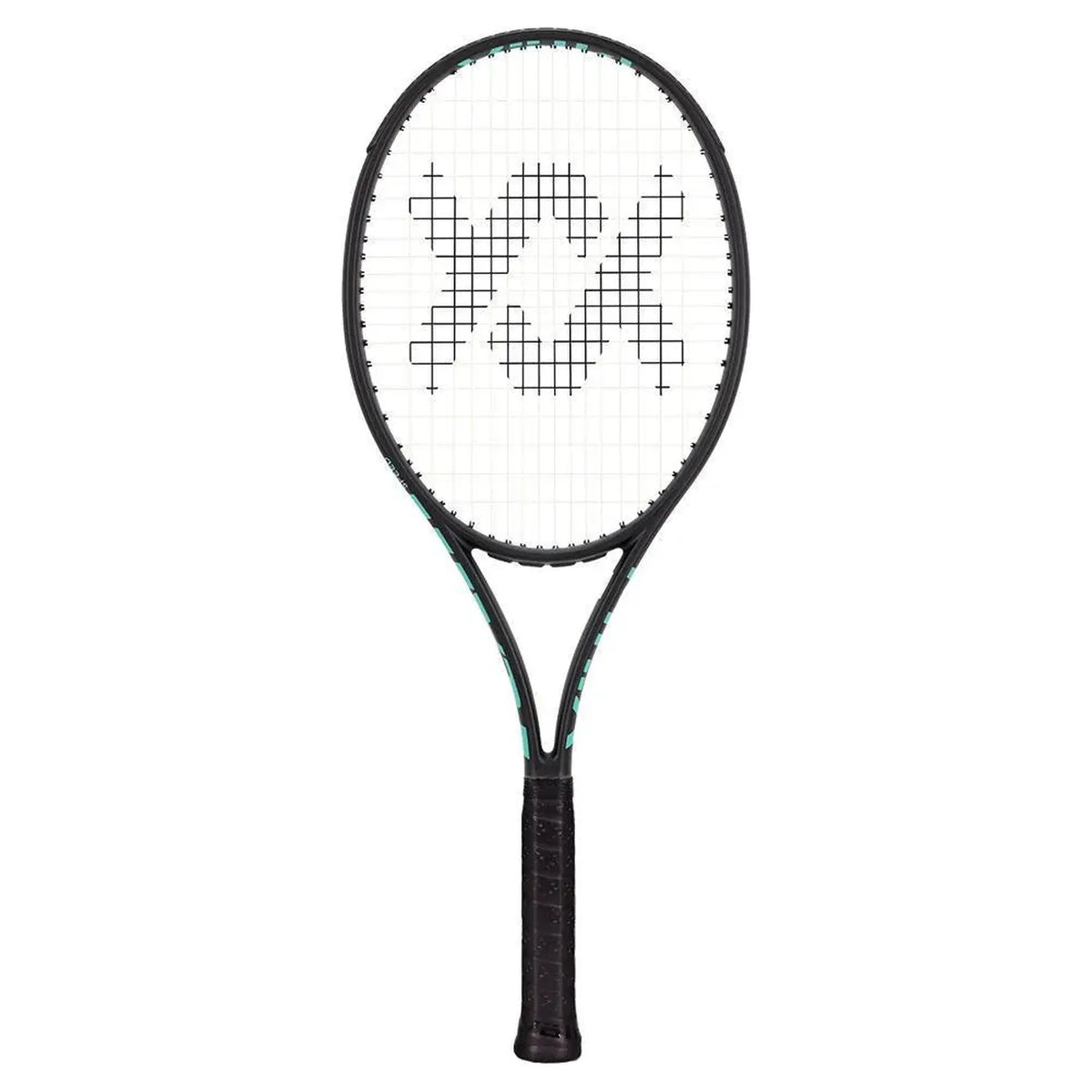 Team Speed Prestrung Tennis Racquet Black and Turquoise-Racquets-Volkl-102865-DEFAULT-L-Tennis Express