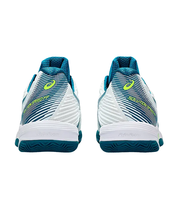 Padel Shoes Asics Solution Speed FF Clay White/Restful Teal
