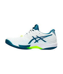 Padel Shoes Asics Solution Speed FF Clay White/Restful Teal