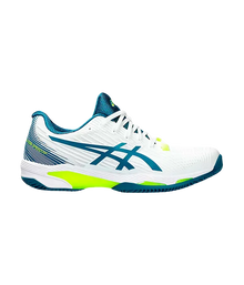 Padel Shoes Asics Solution Speed FF Clay White/Restful Teal