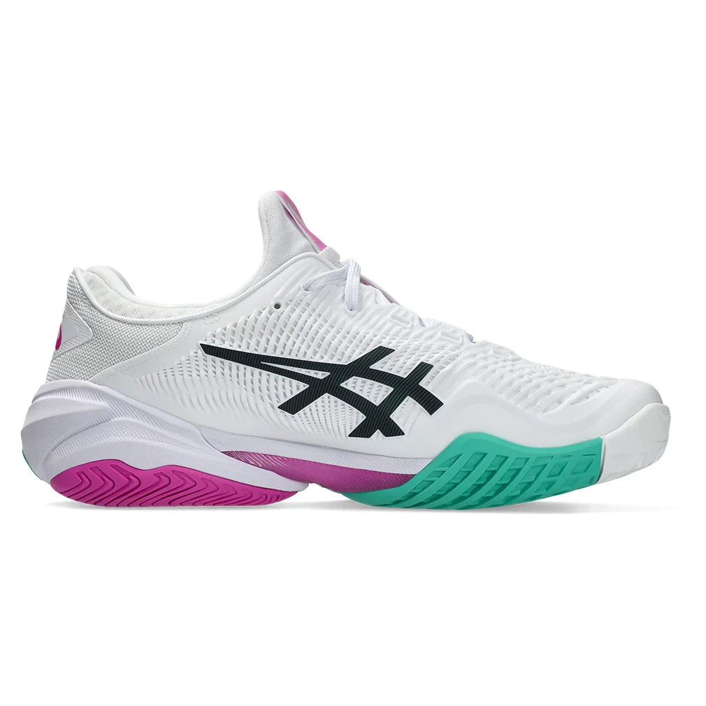 Men's Court FF 3 Tennis Shoes White and Digital Sakura