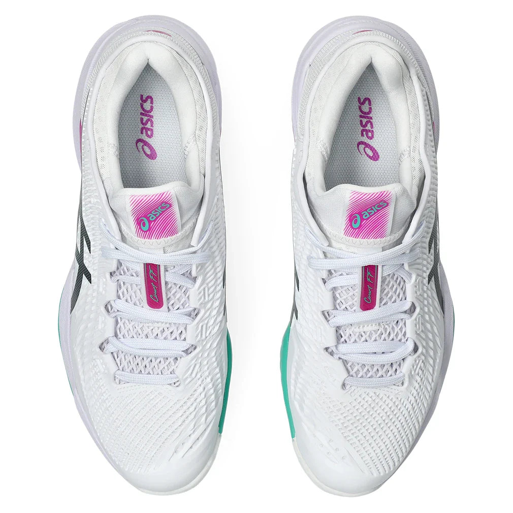 Men's Court FF 3 Tennis Shoes White and Digital Sakura