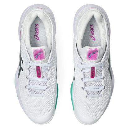 Men's Court FF 3 Tennis Shoes White and Digital Sakura