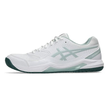 Men's GEL-Dedicate 8 Tennis Shoes White and Cold Moss