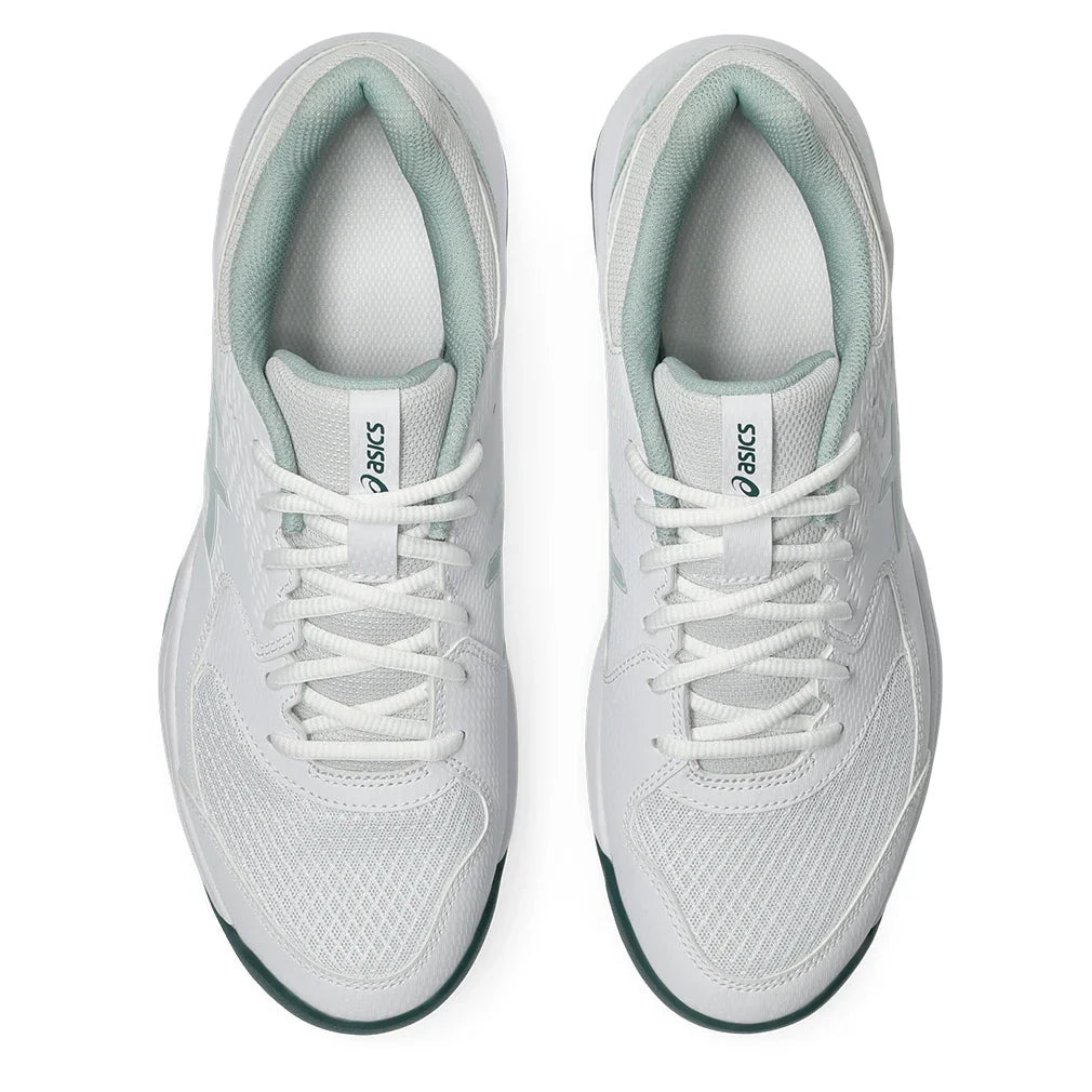 Men's GEL-Dedicate 8 Tennis Shoes White and Cold Moss
