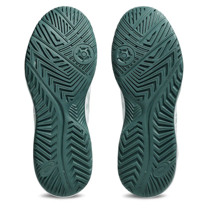 Men's GEL-Dedicate 8 Tennis Shoes White and Cold Moss