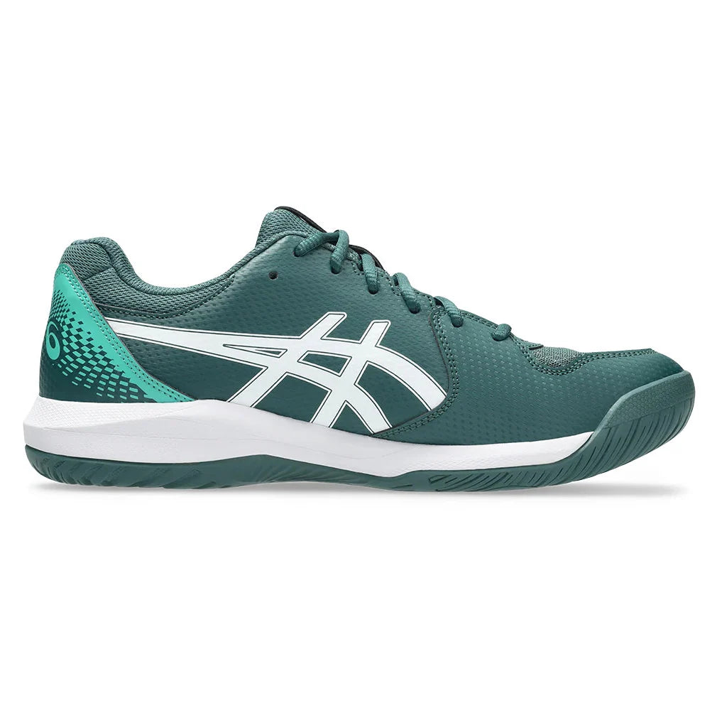 Men's GEL-Dedicate 8 Tennis Shoes Dark Neptune and White