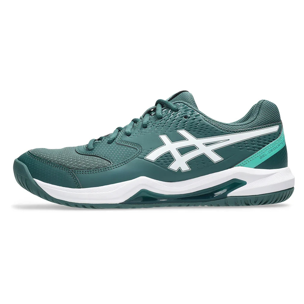 Men's GEL-Dedicate 8 Tennis Shoes Dark Neptune and White