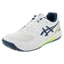 Men's GEL-Dedicate 8 Pickleball Shoes Cream and Tranquil Teal-Footwear-Asics-1041A409-104F25copy-1-[Sku]-Tennis Express