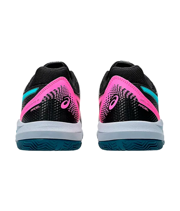 Padel Shoes Asics Gel-Dedicate 8 Black/Energy Aqua